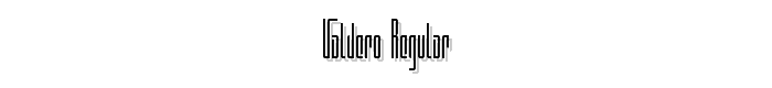 Valdero Regular font